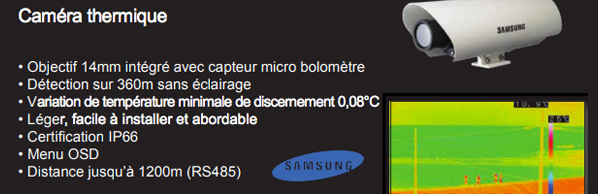 Dôme, Couleur/N&B, Zoom 43x SCP2430P